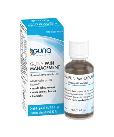 GUNA Pain Management Relieves Muscle Pain Muscle Soreness Joint Pain Swelling from Injuries & Bruises - 1 Ounce