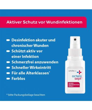 Sch lke Octenisept Wound Disinfection | Effective Antiseptic Spray for International Shipping - Buy Online on GoSupps.com