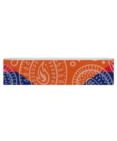 Paisley Arizona State Flag Yoga Workout Bands Comfort Legs Booty Resistance Straps Physical Therapy Aids