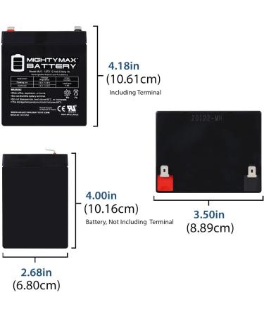 12V 5Ah F2 SLA Replacement Battery for Engager LED Break Away Kit - International Shipping Available - Buy Online on GoSupps.com