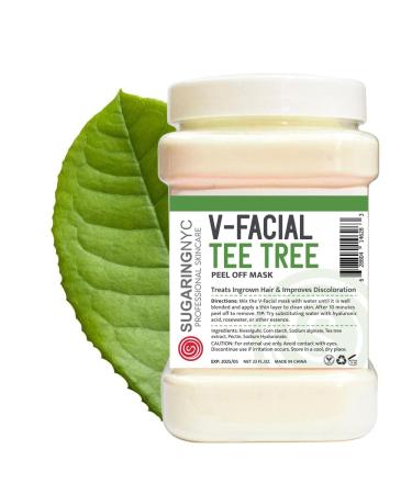 Vajacial Jelly Mask Peel-Off | Tea Tree Bikini & Underarm Mask - 23oz by Sugaring NYC - Shop Internationally - Buy Online on GoSupps.com