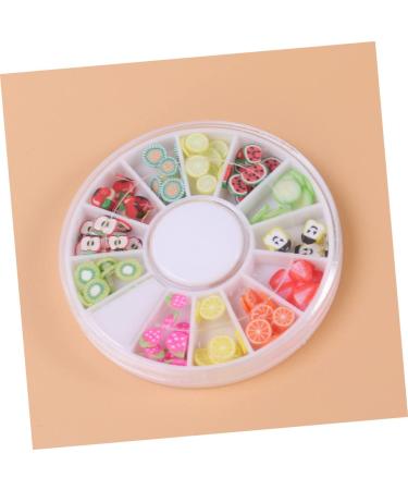 POPETPOP 12 Manicure Tool Nail Art Tools Diy Decoration for Nail Polymer Clay Slices for Nail Fruit - Buy Online on GoSupps.com