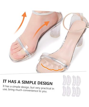 FRCOLOR 12 Pairs Non-Slip High Heel Stickers - Comfort Forefoot & Heel Cushions for Skid-Free Wear | Sweat Absorbent Flannel Pads - Buy Online on GoSupps.com