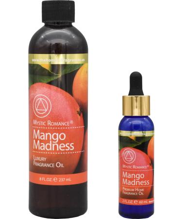 The Home of Fragrances - Set of 2 Bottles of Fragrance Oils - 2oz & 8oz (Mango Madness)
