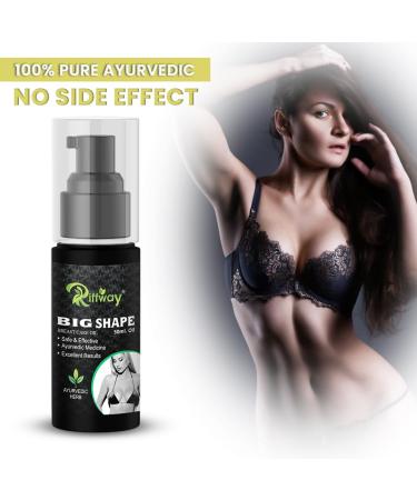 Riffway Big Shape Breast Spray Oil 50ml - Natural Breast Enlargement Oil for Women - Buy Online on GoSupps.com