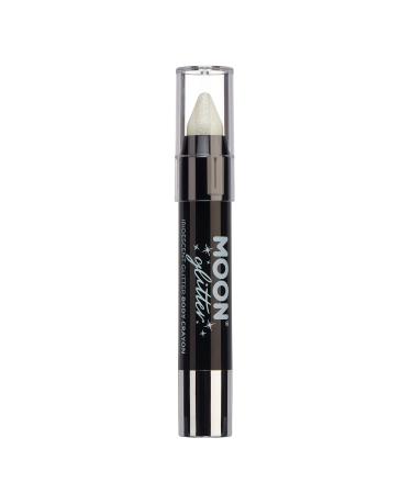 Moon Glitter - Body Crayon Pen with Iridescent Glitter - 3.5gr - White
