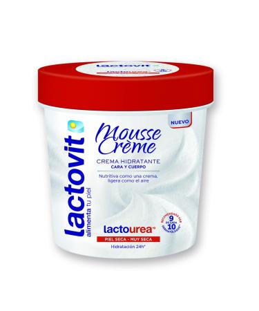 Lactovit - Lactourea Moisturising Cream Mousse for Body and Face 24H Duration for Dry and Very Dry Skin