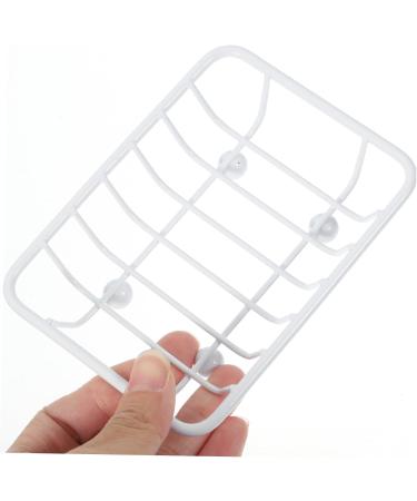 Ciieeo Soap Holder Soap Dish for Shower Metal Soap Rack Waterfall Soap Dish Shower Soap Dish Draining Soap Dishes Metal Soap Dish Bathroom Soap Case Bath Soap Wrought Iron Sponge Travel White 12.00X9.00X3.00CM - Buy Online on GoSupps.com