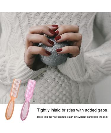 5 Pieces Nail Brush Round Head Nail Handle Brush for Cleaning Cleaning Brush Nail Art Brush Hand Cleaning Washing Brush - Buy Online on GoSupps.com