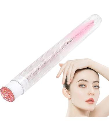 Mascara Brushes | Lash Spoolies - Mascara Applicator Stylish Rhinestone Eyelash Mascara Brushes with Tube for Eye Lashes Extension Eyebrow and Makeup Rowces Light Pink - Buy Online on GoSupps.com