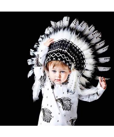 Leyeet Indian Headdress | Adult Indian Style Headpiece for Parties & Photo Props - International Shipping Available - Buy Online on GoSupps.com