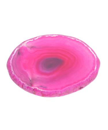 BIUDECO 1 Natural Agate Dongle Mixing Tray Manicure Palette Red Color Dongles Kit