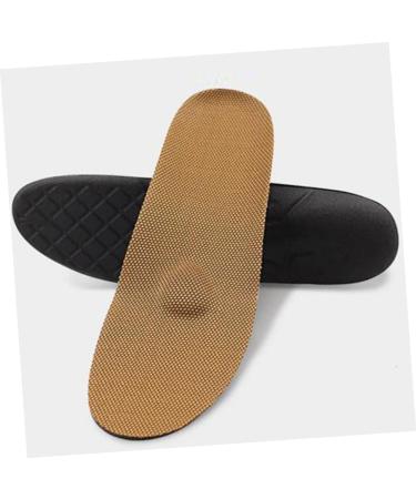 Orthopedic Tan Sneakers with Arch Support | 2 Pairs Insole Plantar Fasciitis Sports Shoes | Healeved Elastic Absorption Insoles - 25.5X8.2X2.3cm - Buy Online on GoSupps.com