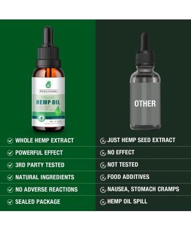 3 Pack Hemp Oil Organic Premium for Pain Relief Skin Anxiety - 2 800 000 Maximum Strength - 100% Natural Hemp Drops Tincture - Hemp Oils with Vegan Non-GMO Grown Fruit - Buy Online on GoSupps.com