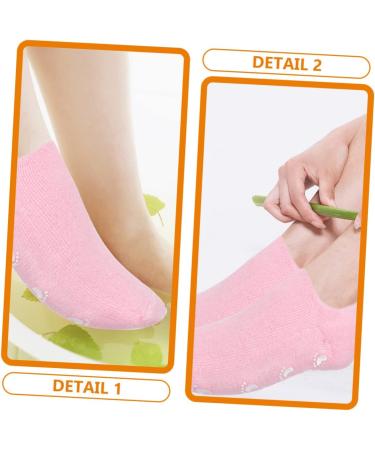 FOMIYES 3 Pairs Foot Gel Socks Vegetable Gel Ripstop Socks Miss Pedicure - Buy Online on GoSupps.com