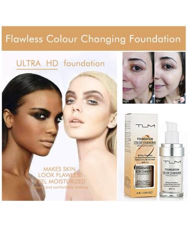 TLM Colour Changing Foundation 30ML - Flawless Liquid Makeup Base for Women & Girls - Buy Online on GoSupps.com