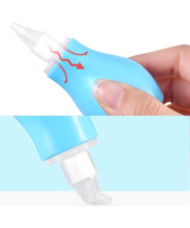 GWAWG 3 PCS Baby Nasal Aspirator Nose Sucker - Mucus Removal for Newborns and Toddlers (Blue Yellow Pink) - Buy Online on GoSupps.com