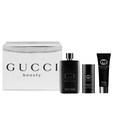 Gucci Guilty Pour Homme Gift Set (Eau de Parfum 3 fl. oz + Deodorant 2.4 fl. oz + Shower Gel 1.6 fl. oz)
