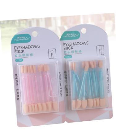 Angoily 72 Pcs Eyeshadow Stick Eye Shadow Cosmetic Eyeshadow Sponge Women Eyeshadow Brush Set Miss Mix Tool 15.5X7.8X3CMx3pcs As Shownx3pcs - Buy Online on GoSupps.com