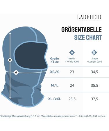 Chargingheid Sturmaske Motorcycle Balaclava - Thermal Ski Mask for Men & Women | Moisture Absorbent Comfort Fit - La-127 M-L Graphite/Melange-2 - Buy Online on GoSupps.com