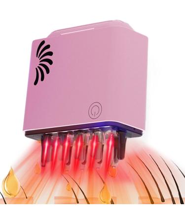 Hair Oil Applicator - Scalp Applicator Comb Hair Oil Dispenser | Red Light Head Massage Comb Electric Scalp Massager Hair Brush - Buy Online on GoSupps.com