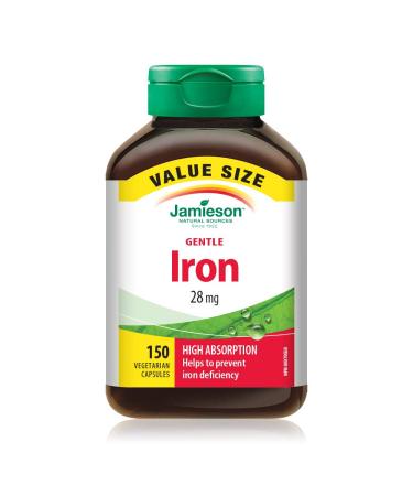 Jamieson High Absorption Gentle Iron 150 caps Value Size