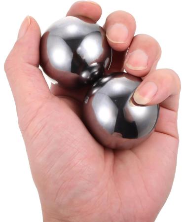 IPLUSMILE Stainless Steel Baoding Balls - 2 Pieces for Meditation Hand Exercises & Stress Relief - Buy Online on GoSupps.com
