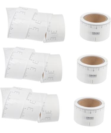 MAGICLULU 100 Pcs Eyebrow Measuring Tool Microblading Eyebrow Ruler Kit Make up White Supplies Paper - Buy Online on GoSupps.com