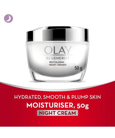 Olay Regenerist Night Firming Cream 50g - Hydrating Anti-Aging Moisturizer for All Skin Types | International Shipping Available - Buy Online on GoSupps.com