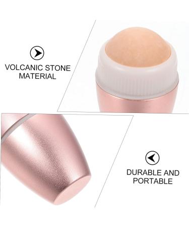 Didiseaon Volcanic Stone Oil-absorbing Ball Face Roller Volcanic Rock Makeup Gadgets Skin Care Roller Convenient Face Oil Absorbing Tool for Her Oil Face Ornament Aluminum Alloy Simple - Buy Online on GoSupps.com