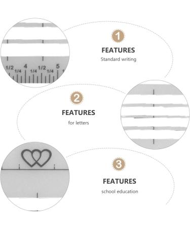 HEALLILY 8x Address Templates for Envelopes | Sew Thank You & Christmas Cards - Perfect for New Year Celebrations - Buy Online on GoSupps.com