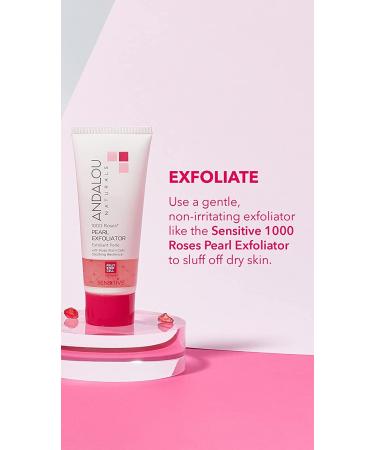 Andalou Naturals 1000 Roses Pearl Exfoliator for Sensitive Skin - 2 fl oz - Buy Online on GoSupps.com