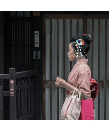 Buy Japanese Hairpin Long Tormented Hair Clip - Classic Kimono & Hanfu Hair Jewelry - Blue (1 Piece) - Buy Online on GoSupps.com