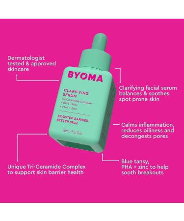 BYOMA Original | CLARIFYING SERUM | Clarifying serum - Anti-dark spot facial treatment | 30 ml | Vegan | by BELLA - Buy Online on GoSupps.com
