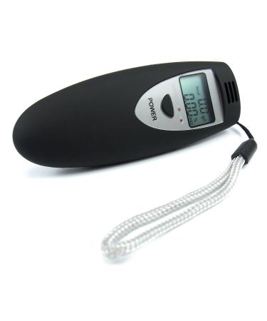 S2G UNI1017 - Digital alcohol tester measures the alcohol content in the blood - black rubberized