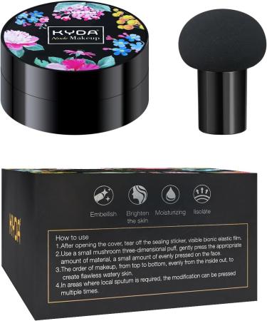 Ownest Mushroom Head Air Cushion BB Cream Concealer | Moisturizing & Brightening Makeup Base - Buff Beige - Buy Online on GoSupps.com