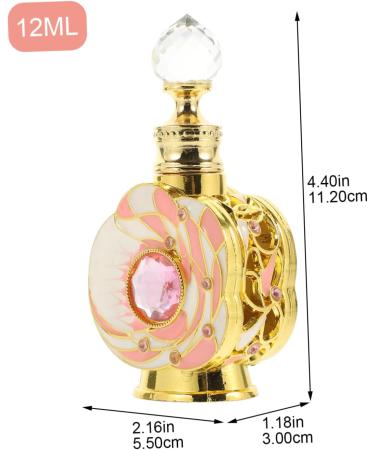 Angoily Glass dispenser little bottle the flowers essential oil bottle middle East glass perfume bottle dropper bottle essential oil vintage empty bottle glass bottle - Buy Online on GoSupps.com