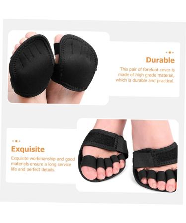 Adjustable Forefoot Cushions & Non-Slip Toe Socks for Dance & Yoga - Comfortable Half Foot Pads - Buy Online on GoSupps.com