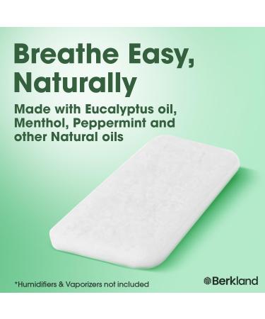 Buy 20 Pack Berkland Menthol Eucalyptus Humidifier Pads | Universal Vapor Pads for VKs Crane & More | Natural Waterless Vaporizers for Cold/Flu Relief - Buy Online on GoSupps.com