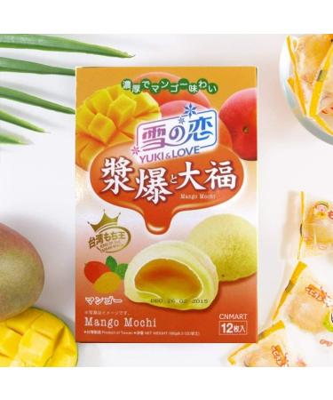 Yuki & Love Mango Mochi 180g Daifuku (Pack of 2) by CNMART - Buy Online on GoSupps.com