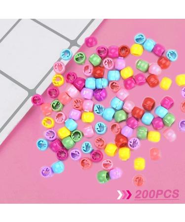 200 Mini Hair Clips - Colorful Pearl Plastic Clips for Kids & Women | Basicon - Buy Online on GoSupps.com