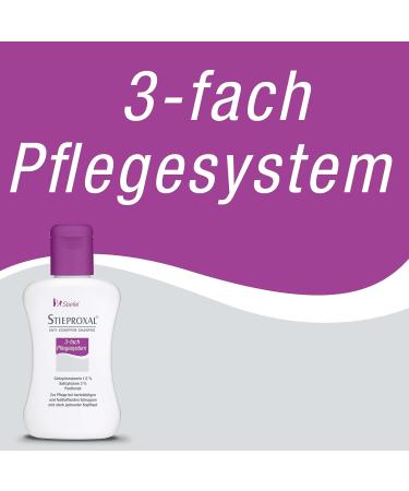 StiProxal 3-Fold Care System - Ciclopiroxolamine 1.5% Salicylic Acid 3% Panthenol | 100ml for Itchy Scalp & Stubborn Shedding | International Shipping - Buy Online on GoSupps.com