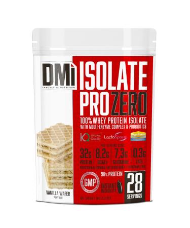 DMI INNOVATIVE NUTRITION DMI Protein Isolate Pro ZERO-protein for muscle recovery and development 100% whey protein isolate with DigeZyme and LactoSpore No added sugar (2 kg vanilla)