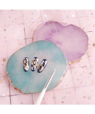 SSDecor Resin Nail Art Palette - Purple Mixing Tray for Nail Painting and Makeup - Buy Online on GoSupps.com
