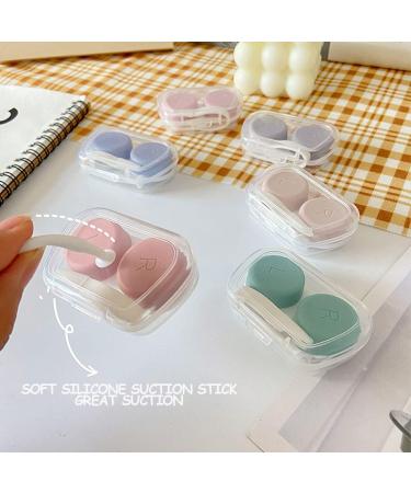 Buy TSLRSA 6-Piece Portable Contact Lens Container Set | Travel & Home Use | Mini Lens Cases with L & R Caps | Tweezers | 6 Colors Available - Buy Online on GoSupps.com
