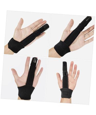 VANZACK Thumb Brace - Adjustable Hand Stabilizer & Mallet Straightener | Fitness Support 24.5x19.5cm Black - International Shipping Available - Buy Online on GoSupps.com