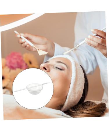 MAGICLULU 5 Sets Beauty Silicone Brush Makeup Spatula Tool Silicone Facial Brush Cosmetology Kit Thickened Glass Bowl Sleeping Brush Tools Mud Essence White Aluminum Face - Buy Online on GoSupps.com