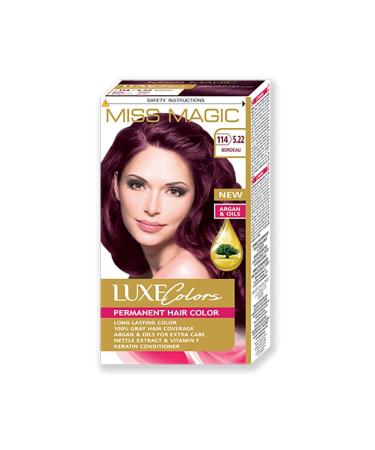 HAIR DYE MISS MAGIC BORDEAUX HAIR COLOUR WITH ARGAN