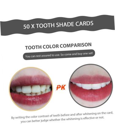 Shop TOVINANNA 60 STK Dental Color Card - Professional Tooth Whitening Guide & Oral Care Tool for International Delivery - Buy Online on GoSupps.com