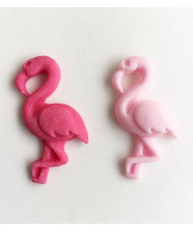 Holly Cupcakes 6 Mixed Sugar Flamingos- Gorgeous edible & handmade with love in the UK! - Buy Online on GoSupps.com